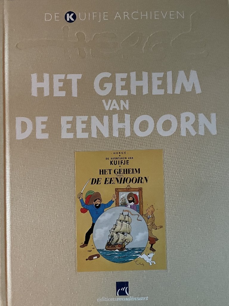 luxe uitgave Kuifje het Geheim van de Eenhoorn teab, Eén stripboek, Ophalen of Verzenden, Zo goed als nieuw