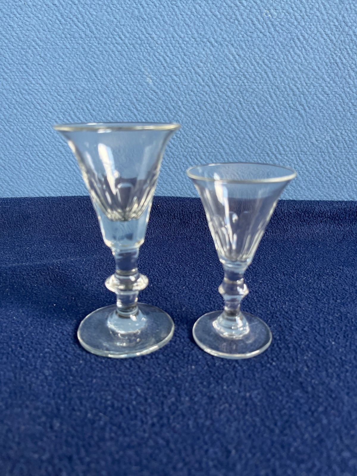 Set van 2 vintage borrelglaasjes, Antiek en Kunst, Ophalen of Verzenden