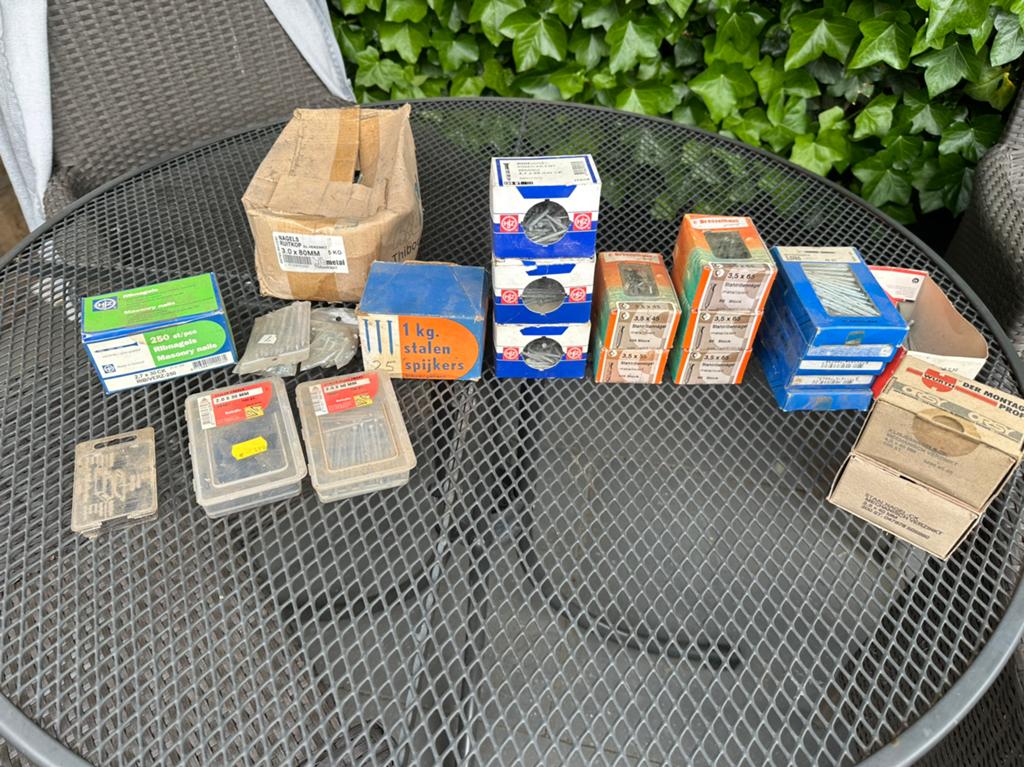 Diverse soorten staal spijkers, Ophalen, Nieuw, 50 tot 100 mm, Spijkers
