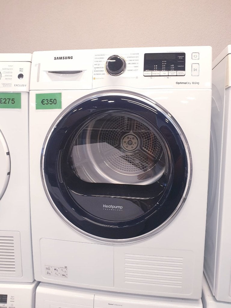 warmtepomp droger Samsung 8kg️️️ ️️️ A++ INC GARANTIE, Witgoed en Apparatuur, Ophalen, Overige typen, 8 tot 10 kg, Zo goed als nieuw
