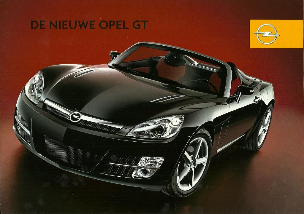 Opel GT cabriolet folders, Boeken, Auto's | Folders en Tijdschriften, Zo goed als nieuw, Opel, Ophalen of Verzenden