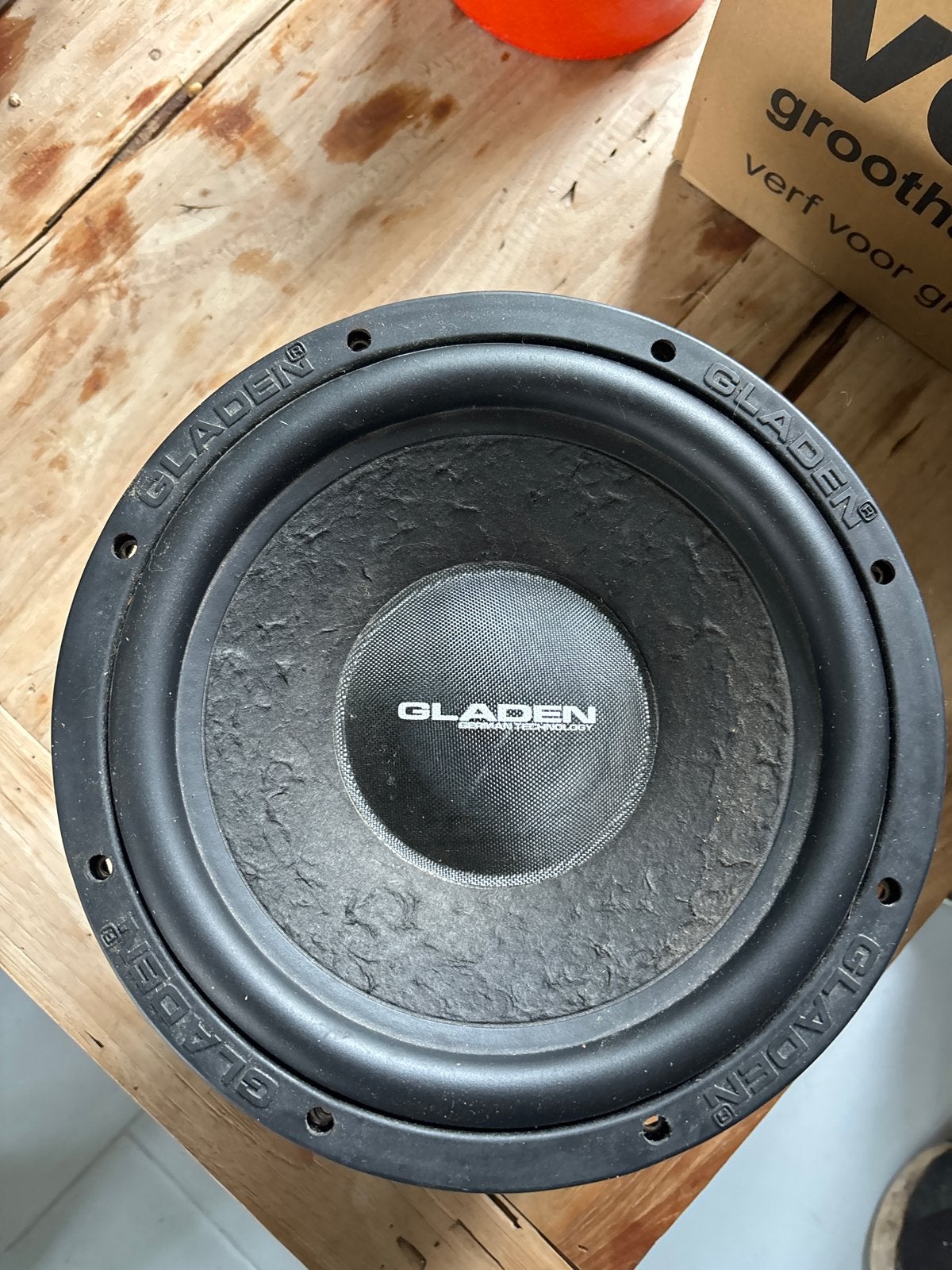 Glade RS-X 10 inch subwoofer speaker, Auto diversen, Ophalen, Gebruikt