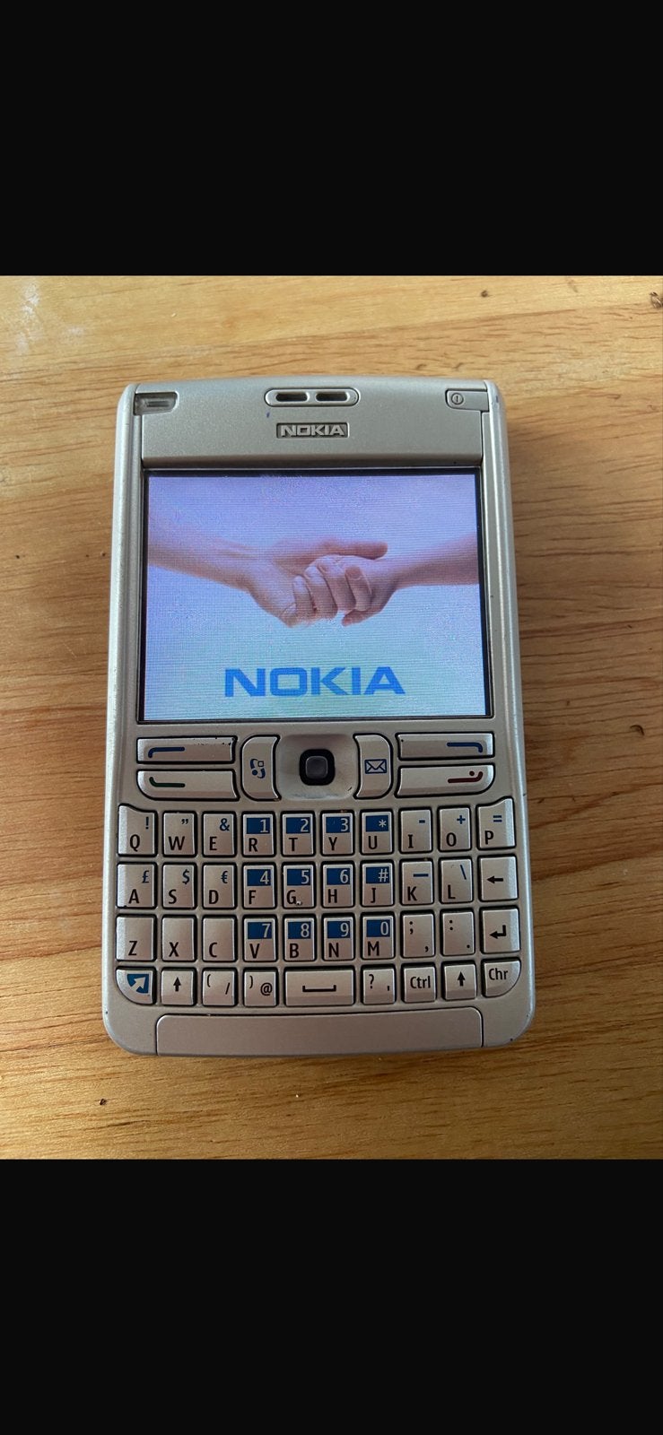 Nokia E61i - Zilverkleurige Smartphone met QWERTY-toetsenbor, Gebruikt, Fysiek toetsenbord, Ophalen of Verzenden, Minder dan 3 megapixel