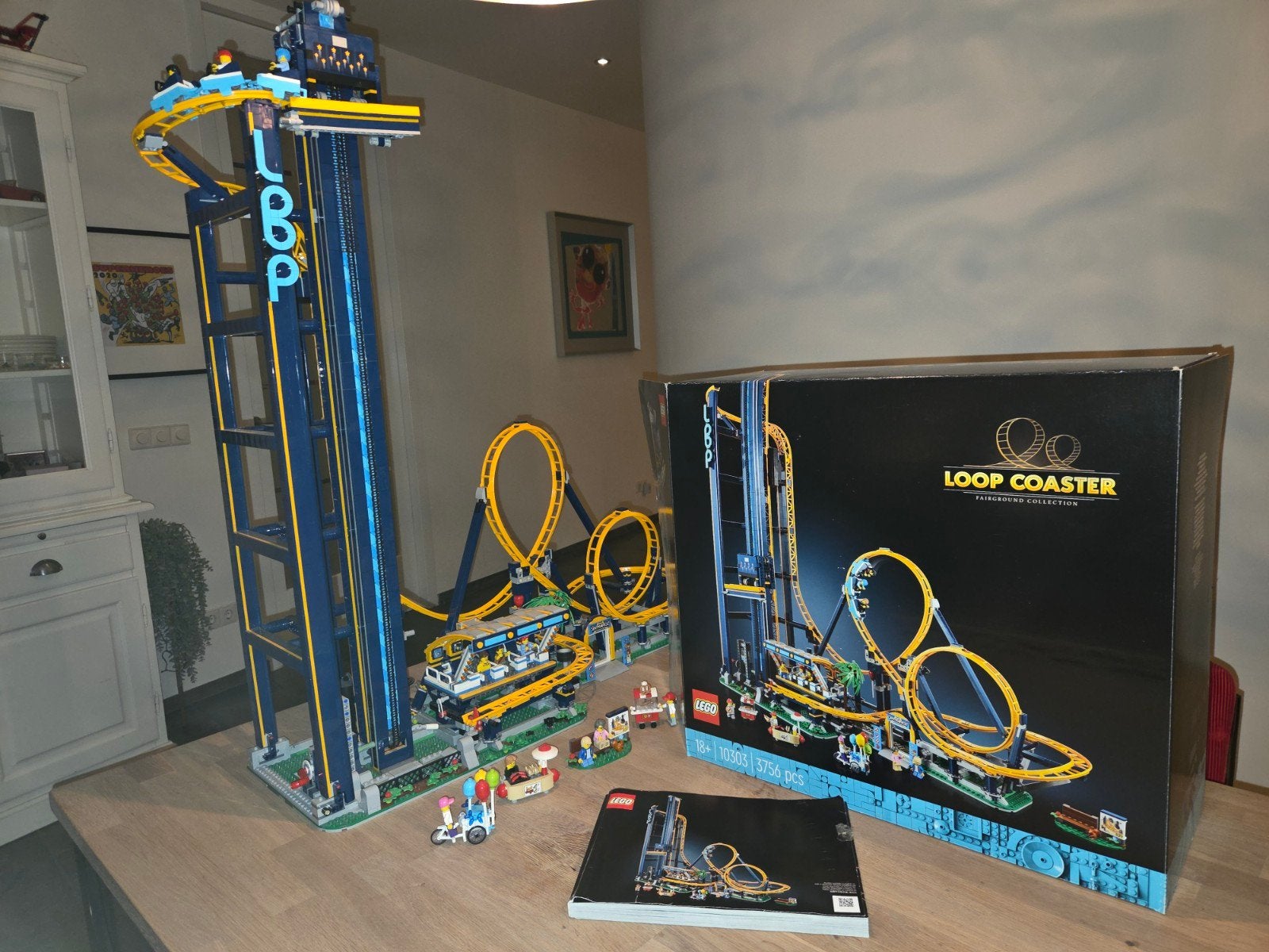 Lego loop achtbaan 10303, Kinderen en Baby's, Overige thema's, Lego, Inclusief accessoires, Ophalen of Verzenden