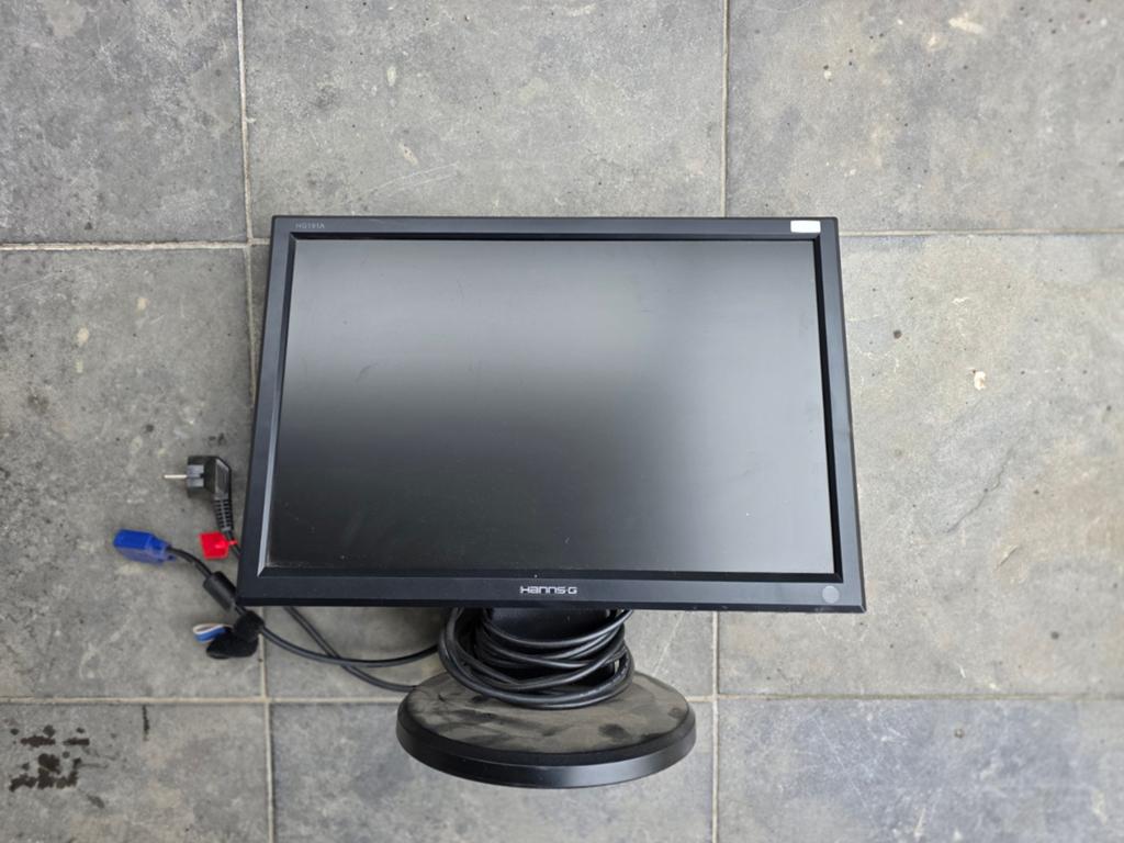 HANNspree HG191A LCD Monitor - Gebruikt, Ophalen of Verzenden, Gebruikt, VGA, HANNspree