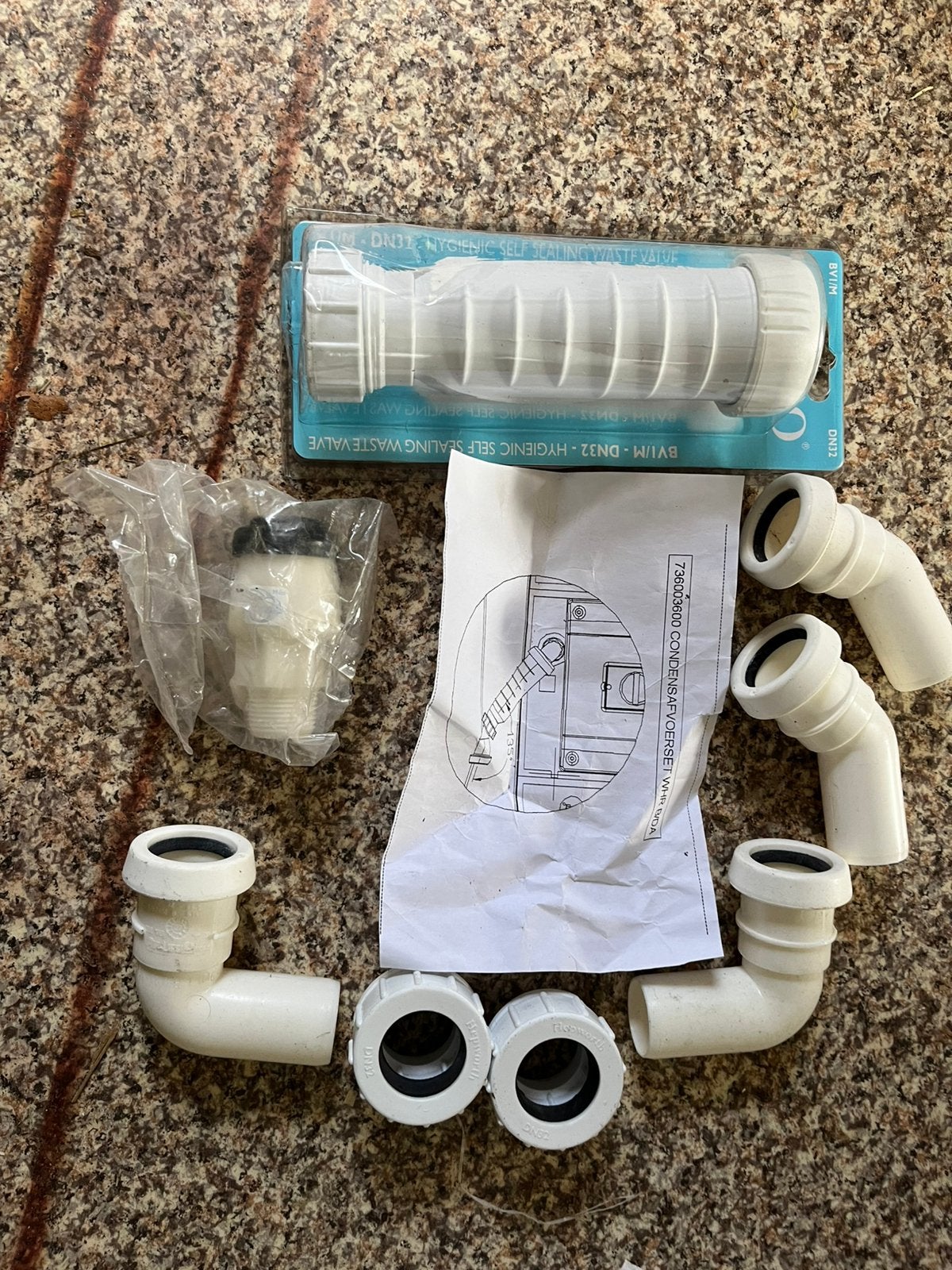 Condensafvoer set WHR, Ophalen of Verzenden, Zo goed als nieuw