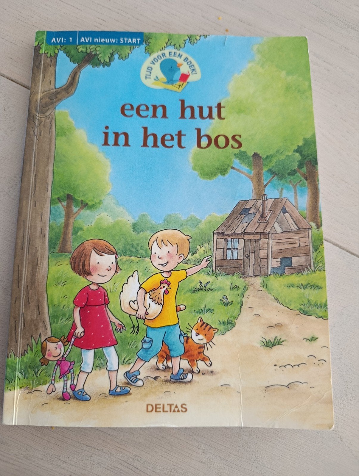 Een hut in het bos - AVI Start leesboekje, Ophalen of Verzenden, Gelezen, Onbekend, Fictie algemeen
