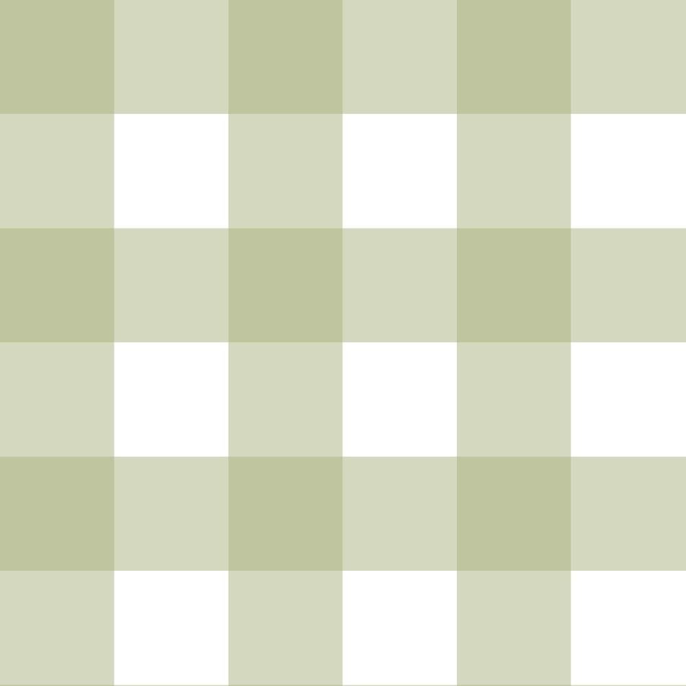 Kinderbehang Ruit Groen Dekornik, Huis en Inrichting, Stoffering | Behang, Groen, minder dan 10 m², Ophalen of Verzenden