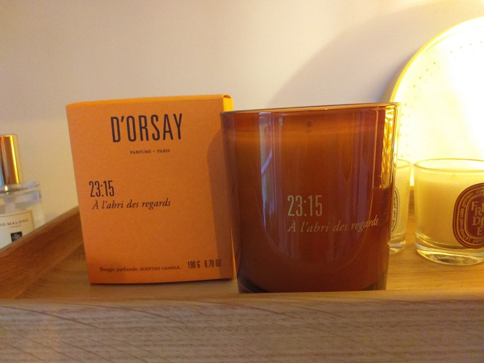  D’ORSAY Scented Candle 23:15 À l'abri des regards nu €30, Ophalen of Verzenden, Nieuw, Was, Kaars