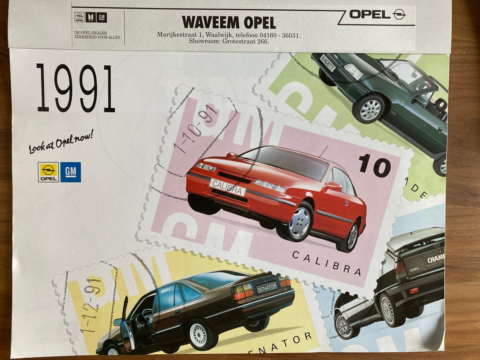 Opel Jaarkalenders Nederland - 1985, 1989, 1991, Ophalen of Verzenden, Zo goed als nieuw, Opel