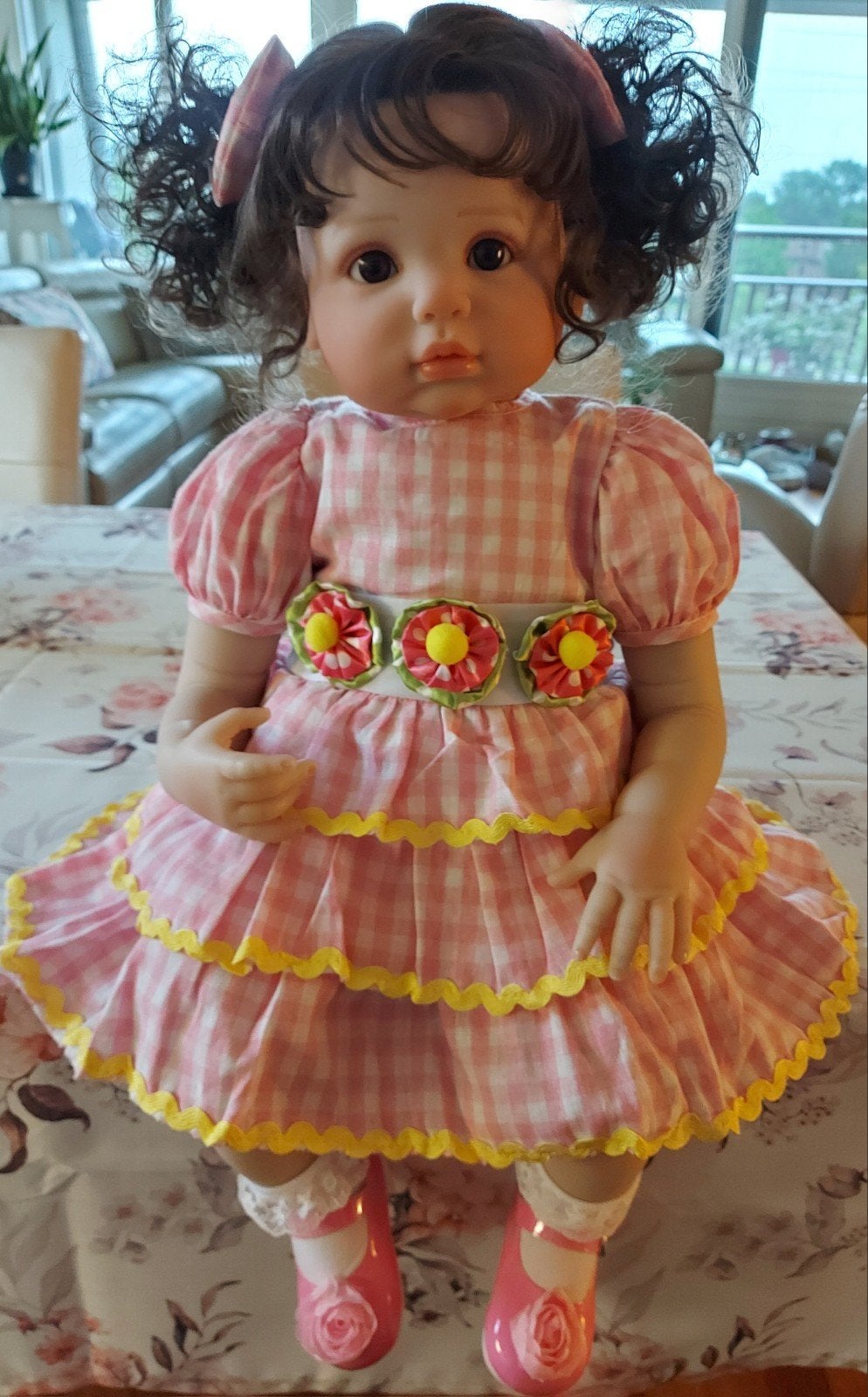 Prachtige Reborn Baby Totler 60 cm!, Verzamelen, Ophalen of Verzenden, Zo goed als nieuw, Babypop