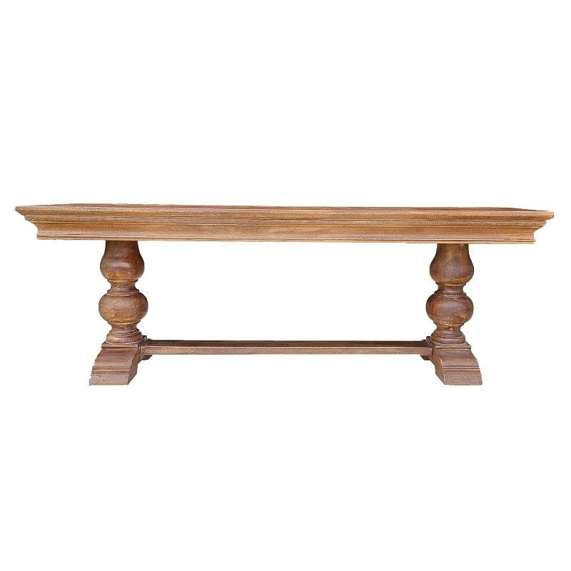 Retro Kloosterbank Vintage Look Kerkbank Houten Bank Hout, Hout, Brocante, Info@dehanzeherten.nl, De Hanze Herten BV