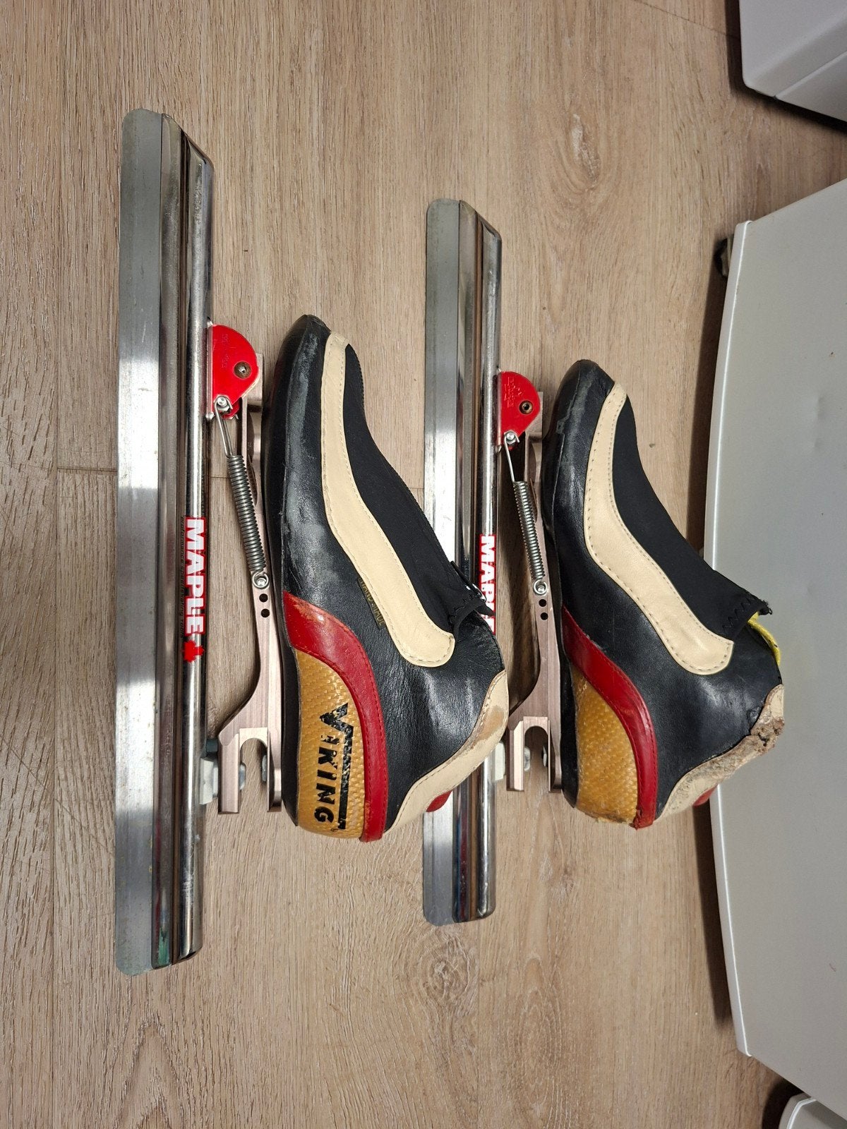 Viking Gold 2005 Klapschaatsen met Maple IJzers, Sport en Fitness, Schaatsen, Ophalen of Verzenden, Gebruikt, Noren, Viking