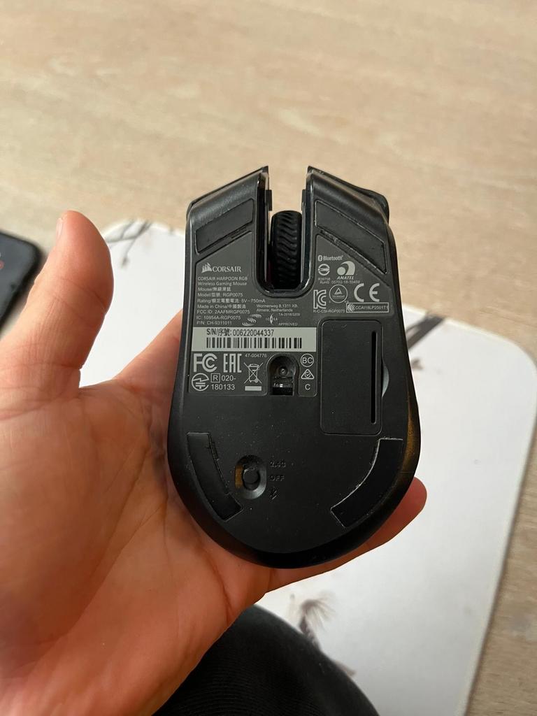 Corsair Harpoon RGB Draadloze Gaming Muis, Muis, Gebruikt, Gaming muis, Ophalen of Verzenden