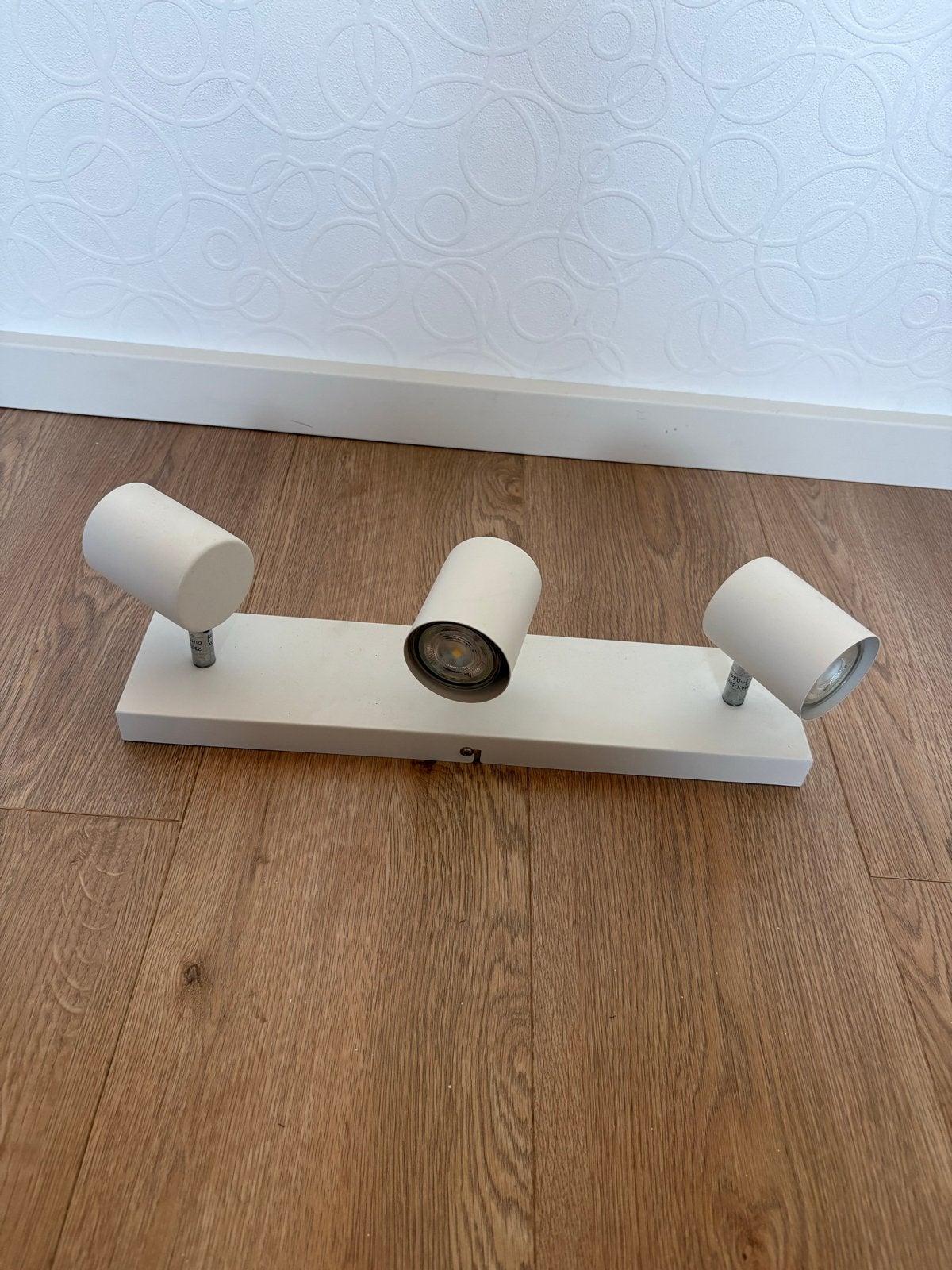 Plafondlamp met 3 spots, Ophalen, GU10, Overige merken, Zo goed als nieuw