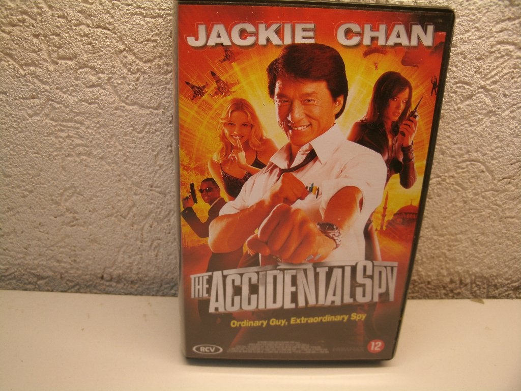 vhs 80b jackie chan the accdental spy, Vanaf 16 jaar, Ophalen of Verzenden, Zo goed als nieuw, Actie en Avontuur