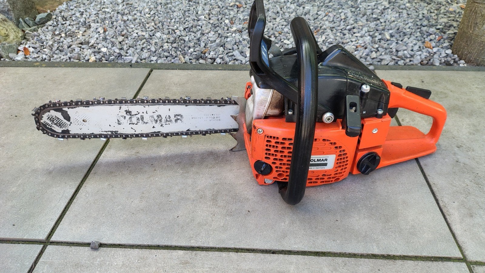 Motorzaag Dolmar 115i met accessoires, Ophalen, Gebruikt