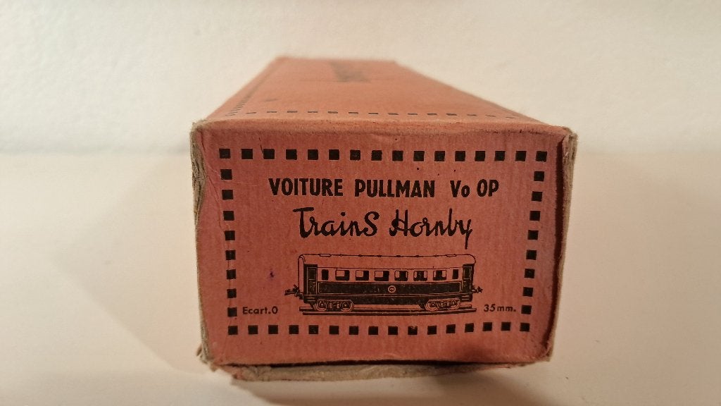 Spoor 0 hornby passagiersrijtuig doos van CIWL salonrijtuig, Ophalen of Verzenden