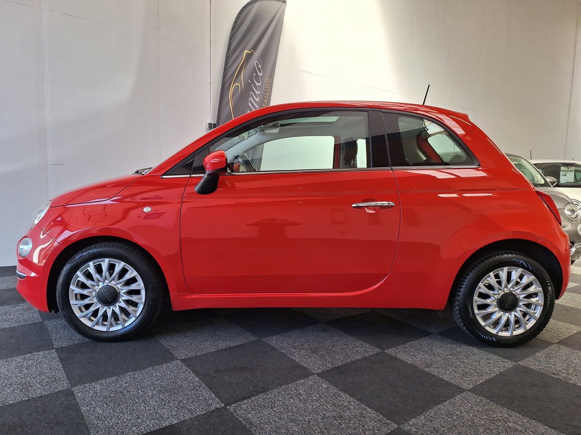 Fiat 500 2017. Turbo Lounge uitv. 2e eig. 75.000km. NAP, Auto's, Fiat, Voorwielaandrijving, Gebruikt, Euro 6, Overige kleuren