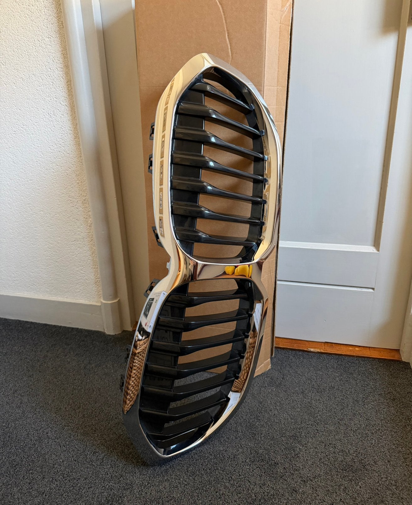 BMW 118i (F40) nieren grille zilver, Ophalen of Verzenden, Gebruikt, BMW