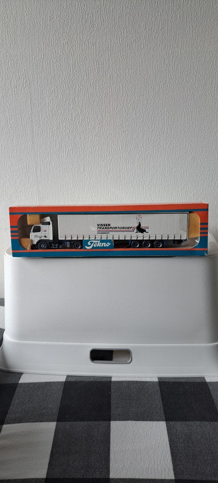 Tekno Visser Transportgroep Vrachtwagenmodel, Overige merken, 1:32 tot 1:50, Ophalen of Verzenden, Zo goed als nieuw