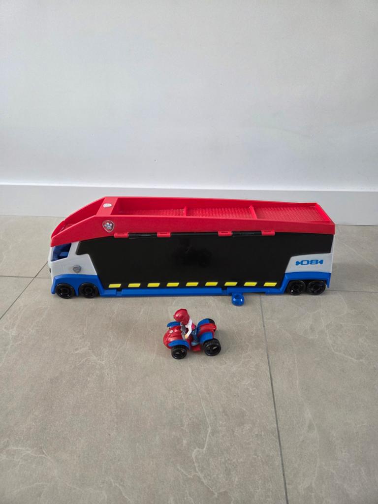 PAW Patrol Voertuig met Geluid en Ryder Figuur, Ophalen of Verzenden, Gebruikt