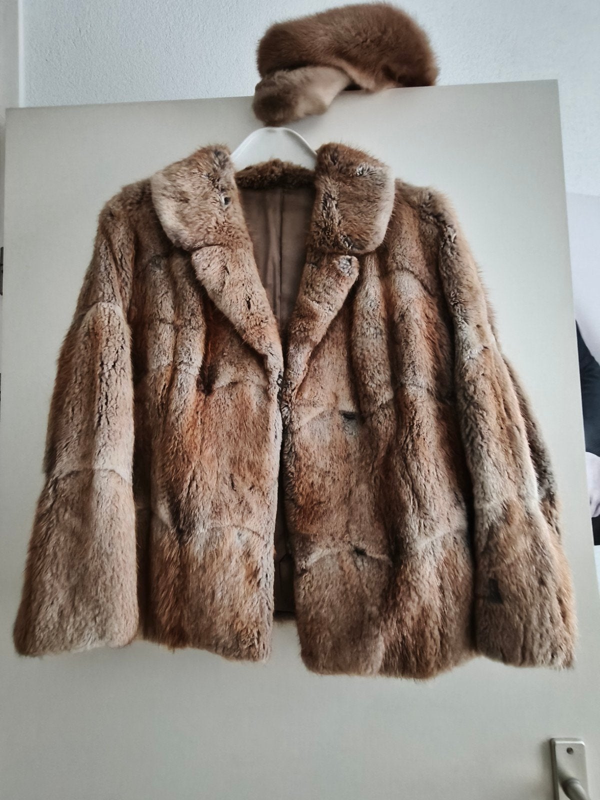 Vintage Frits van der Ven Bontjas - Haute Couture, Frits van der Ven, Bruin, Zo goed als nieuw, Ophalen