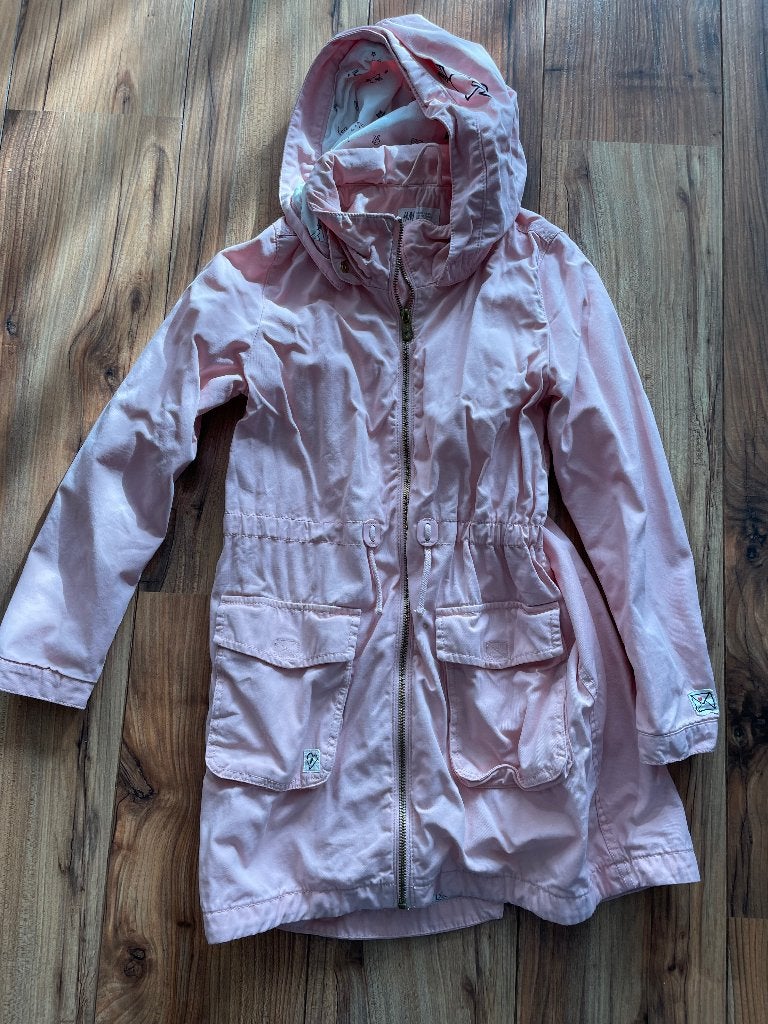 Roze zomerjas met cappuchon in maat 140 H&M, Kinderen en Baby's, Ophalen, Gebruikt, Meisje, H&M