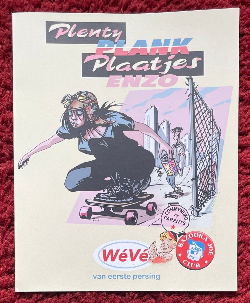 Plenty plank plaatjes enzo (met originele tekening), Eén stripboek, Ophalen of Verzenden, Nieuw, Willem Vleeschouwer