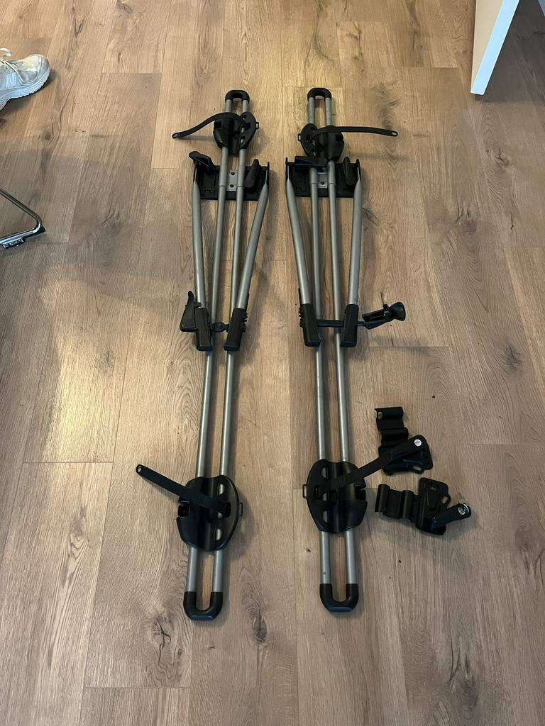 VAG fietsendrager voor op dakdrager, Auto diversen, Fietsendragers, Ophalen of Verzenden, 2 fietsen, Gebruikt, Dakdrager