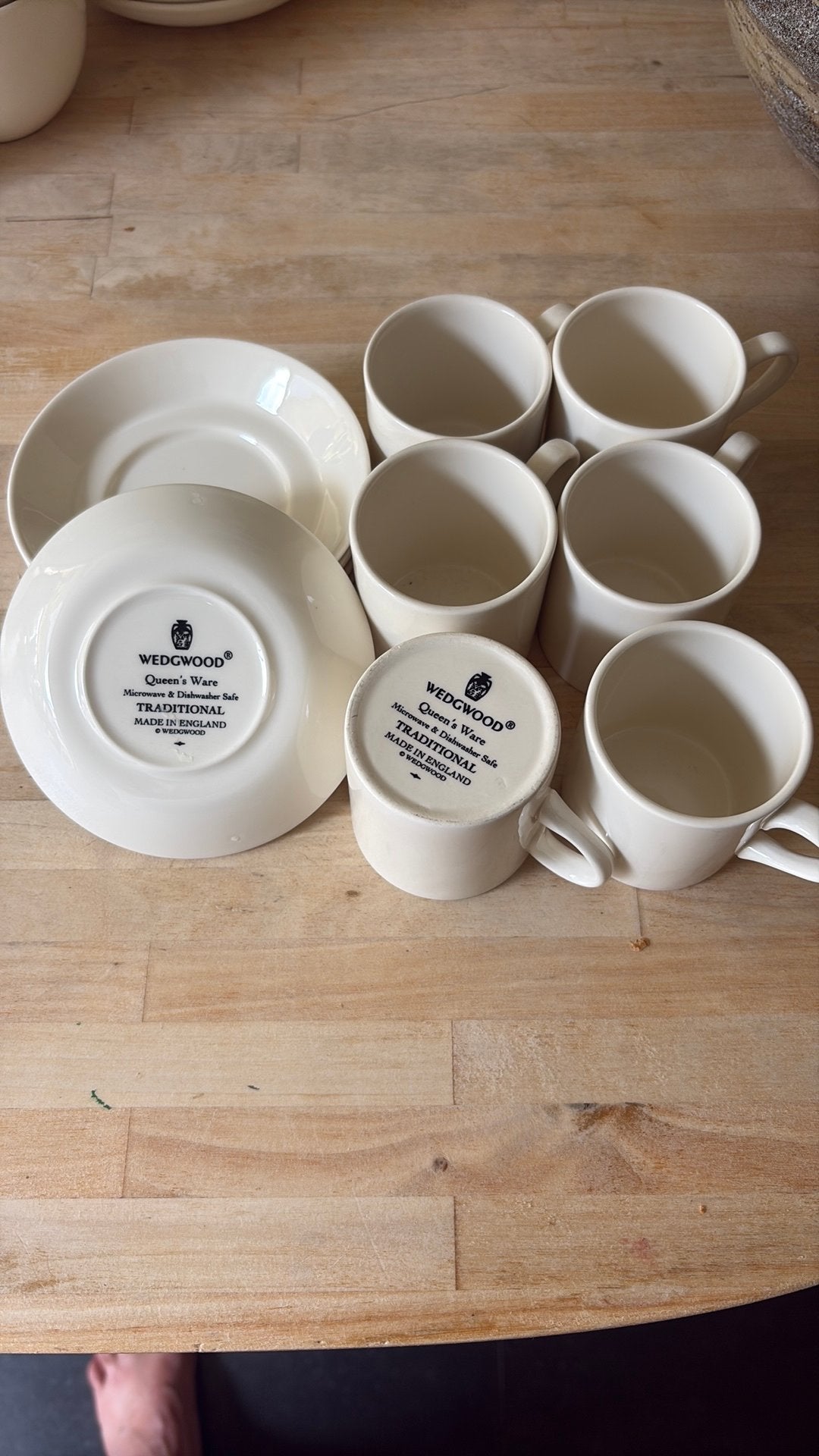 Wedgwood Traditional Plain Serviesdelen; alles of per stuk, Ophalen