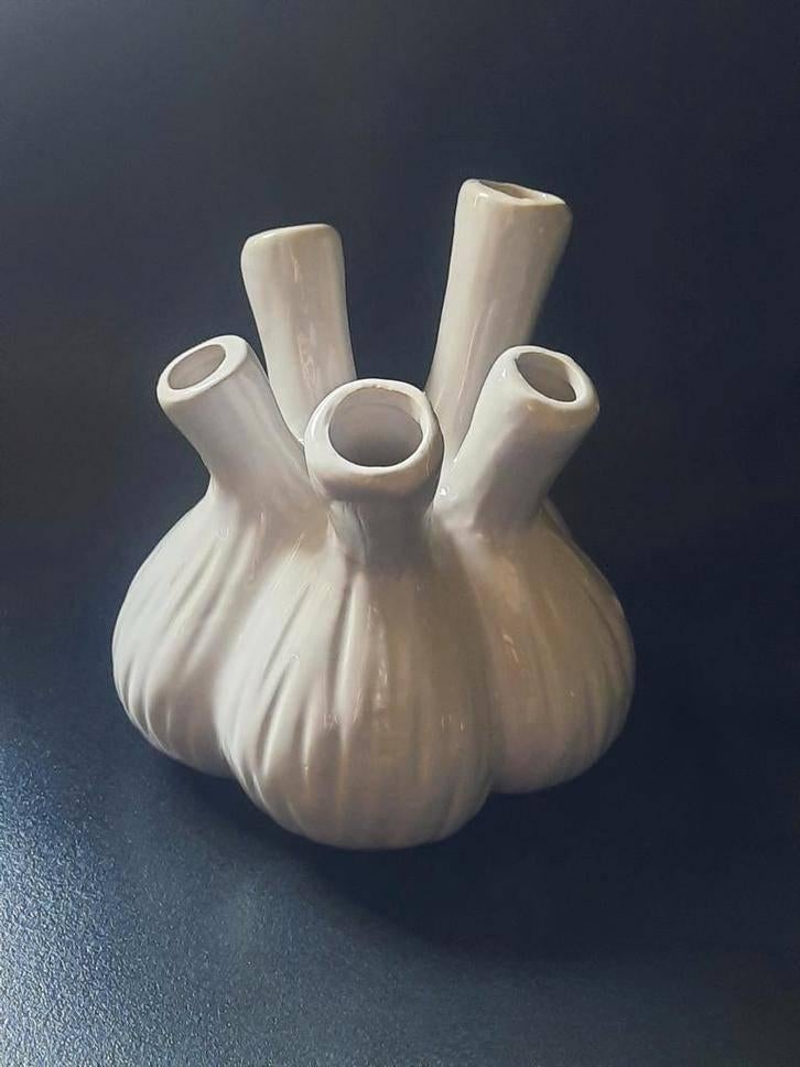Tulpenvaas, Huis en Inrichting, Woonaccessoires | Vazen, Overige kleuren, Aardewerk of Porselein, Ophalen of Verzenden, Zo goed als nieuw
