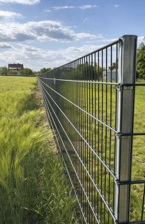 Dubbelstaafmat hekwerk 6/5/6 en 8/6/8 – complete pakketten, Ophalen, Nieuw, IJzer, Dubbelstaafmat hekwerk