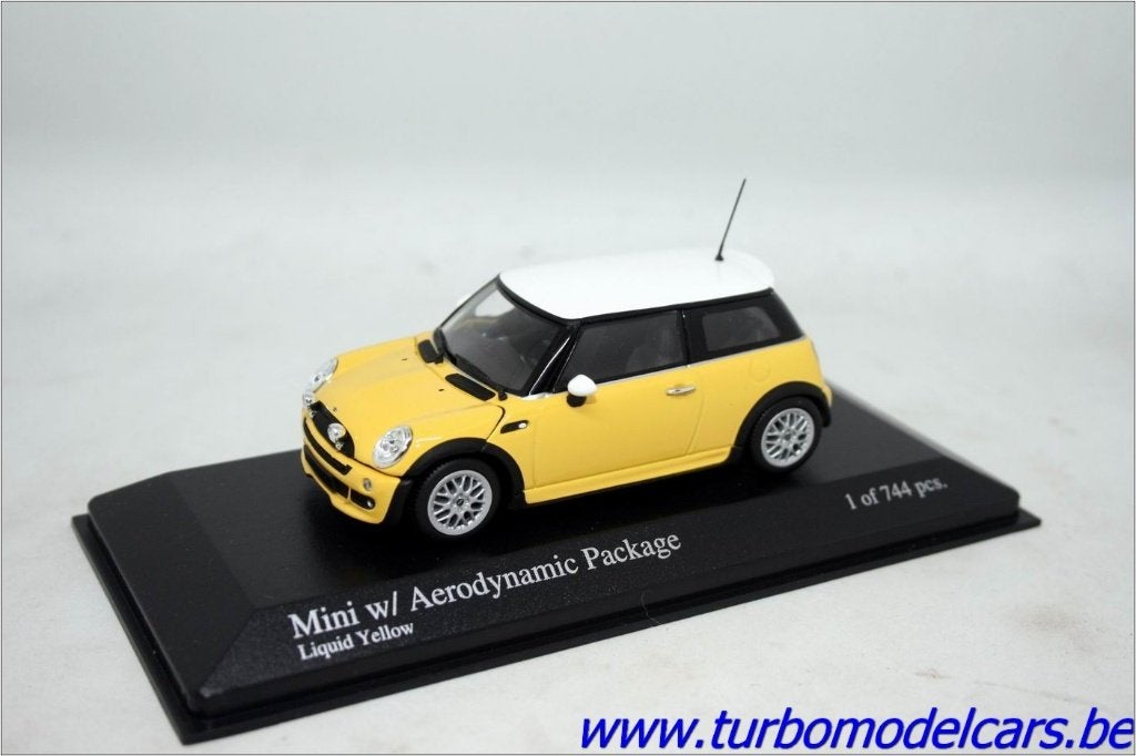 Mini w/Aerodynamic Package 1/43 Minichamps, Ophalen of Verzenden, Nieuw, Auto, MiniChamps