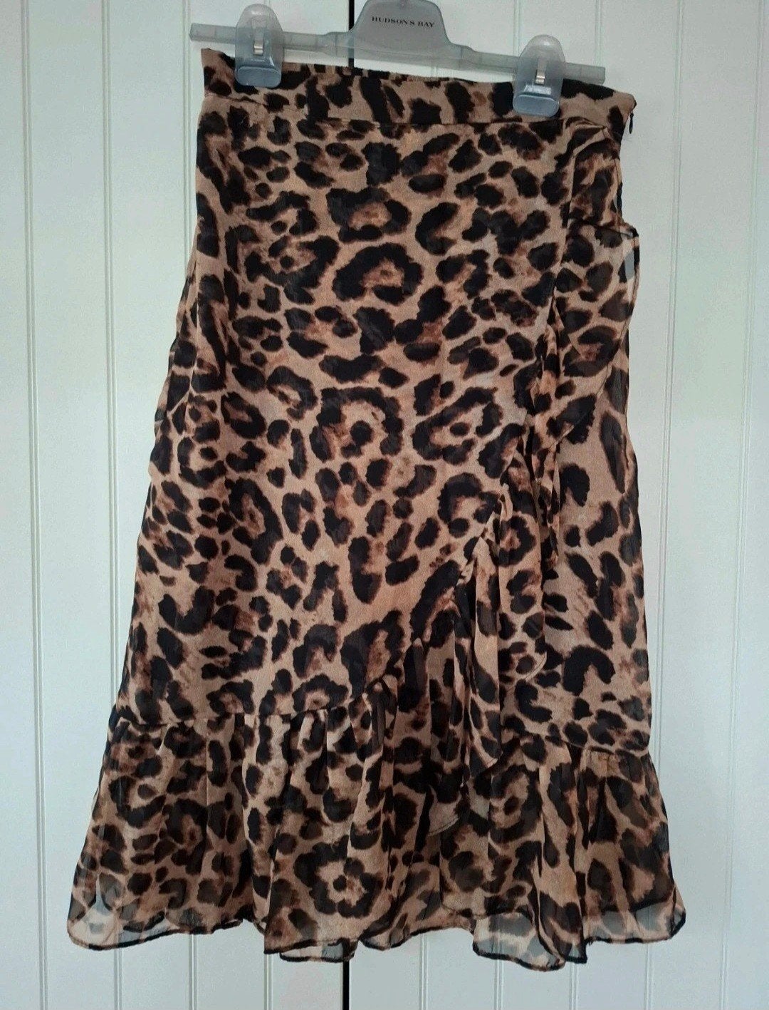 Guts&Gusto zomerrok met luipaardprint, maat L (valt als M), Kleding | Dames, Rokken, Verzenden