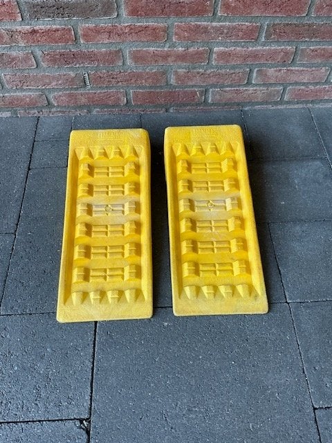 2 Fiamma leveler (oprijblokken) voor camper of  caravan, Ophalen of Verzenden, Gebruikt