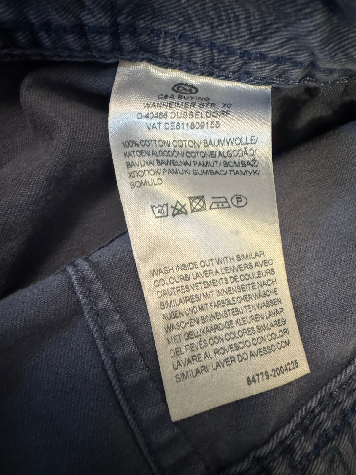 C&A Angelo Litrico Cargo Shorts w42, Ophalen of Verzenden, Gedragen, Maat 52/54 (L), Blauw