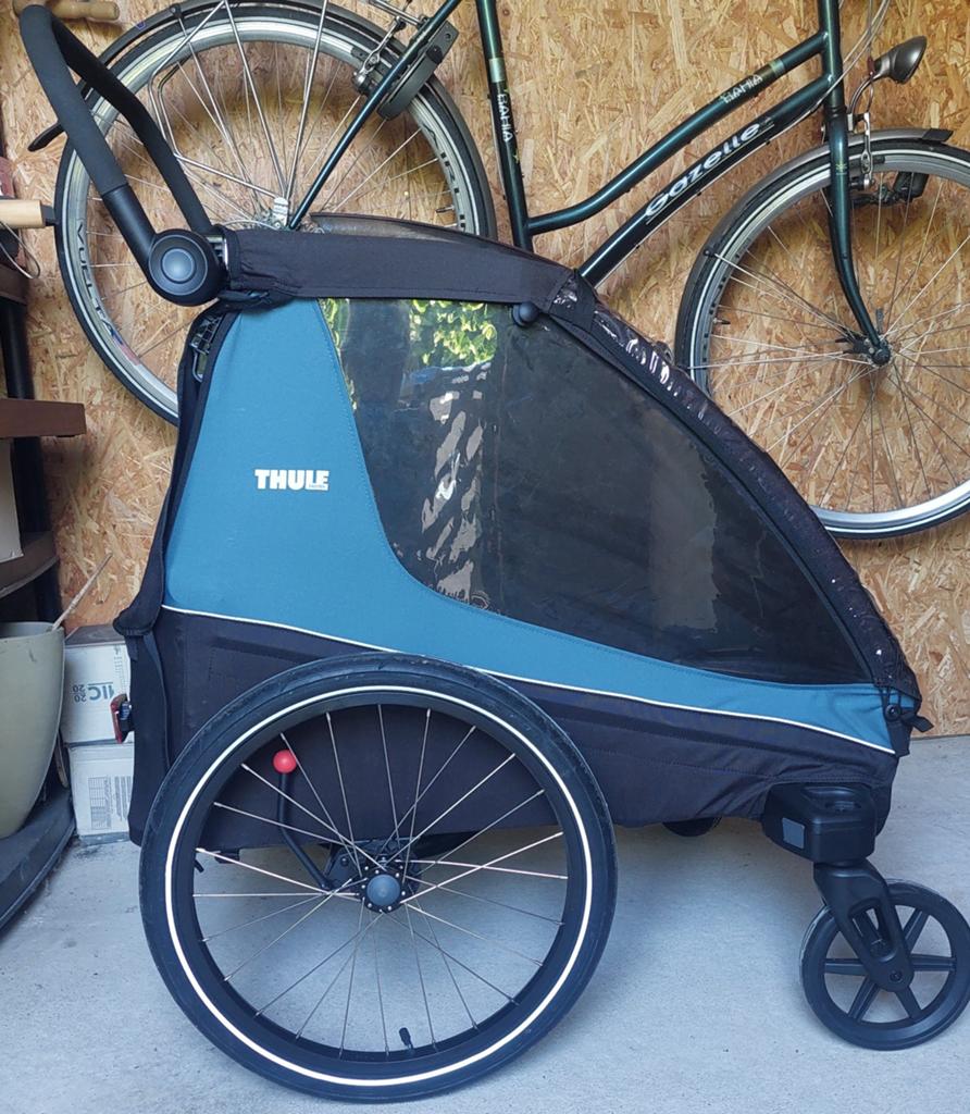 THULE Courier Aegean Blue
2 fietskar / hondenkar, Ophalen, Opvouwbaar, Overige typen, Zo goed als nieuw