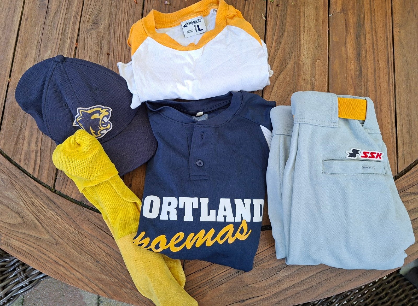 Compleet tenue Portland Poema's, Sport en Fitness, Ophalen of Verzenden, Gebruikt, Honkbal, Kleding