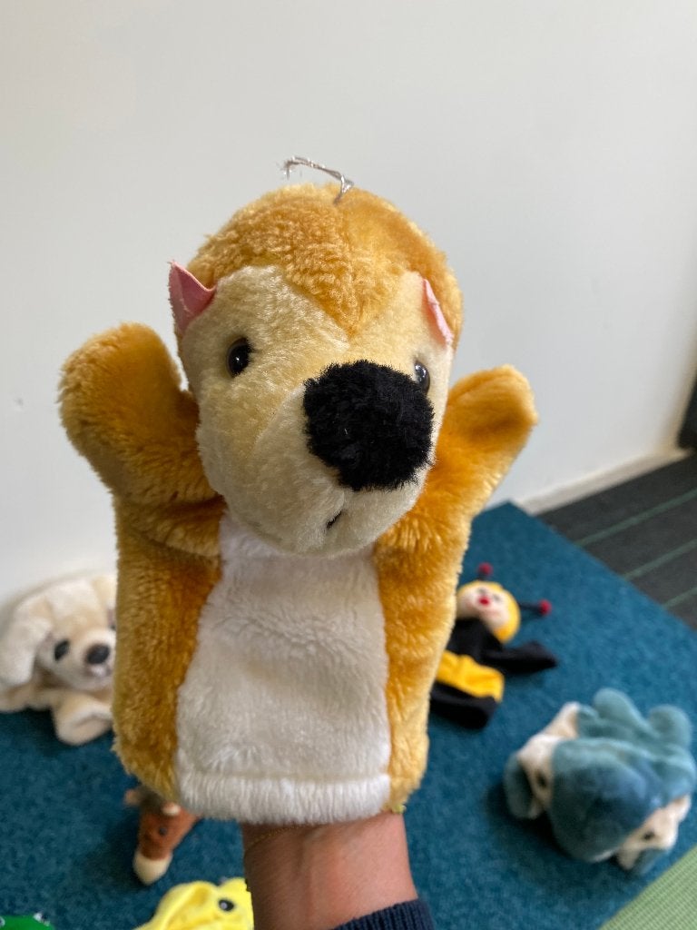 poppenkast handpoppen, Ophalen of Verzenden, Zo goed als nieuw, Overige typen