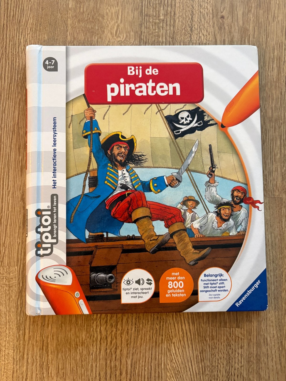 Tiptoi: Bij de piraten - Interactief leerboek, Boeken, Ophalen of Verzenden, Zo goed als nieuw, Non-fictie