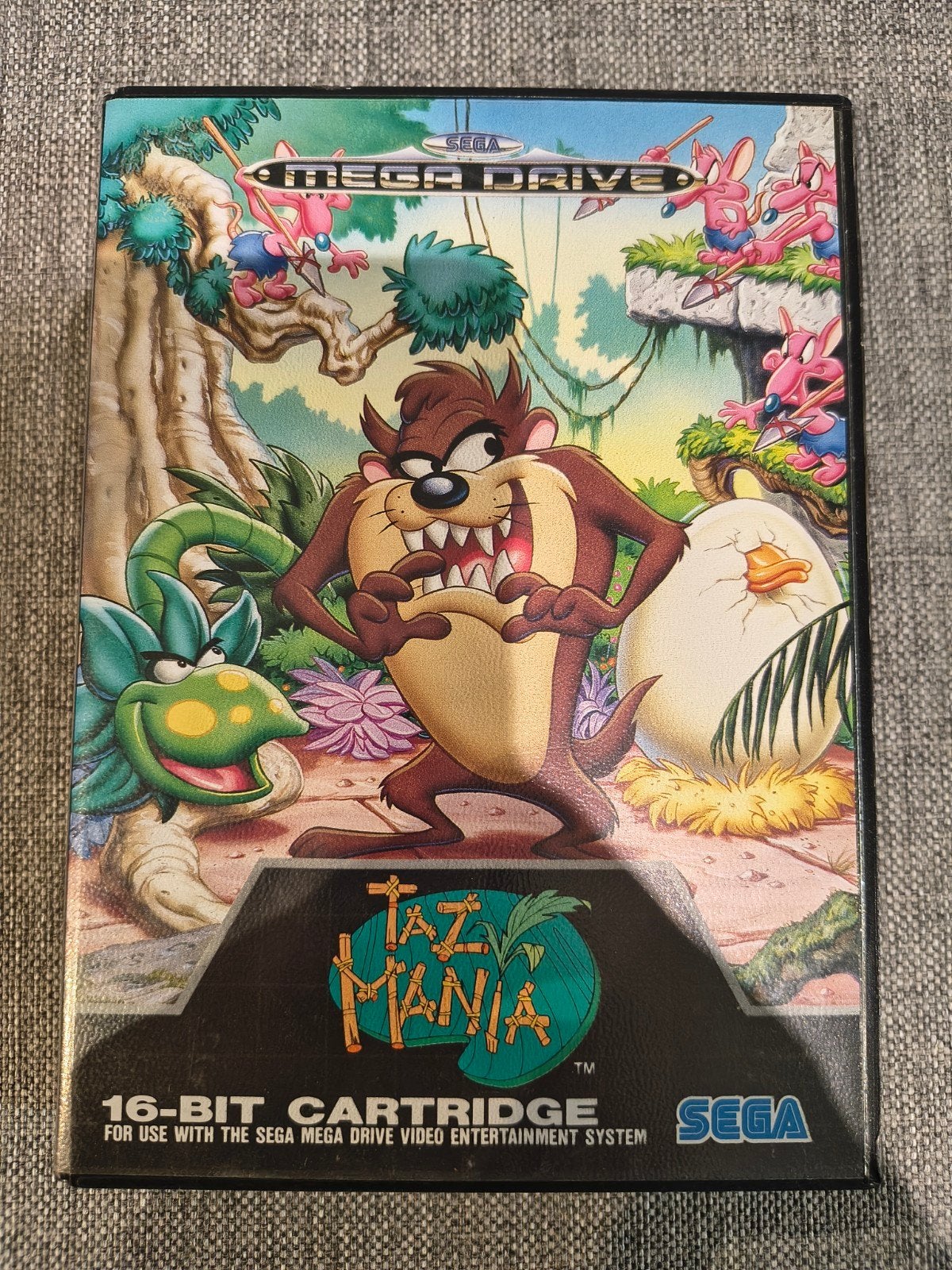 Taz-Mania Sega Mega Drive - Getest en Werkend, Spelcomputers en Games, Avontuur en Actie, Gebruikt, 1 speler, Ophalen of Verzenden
