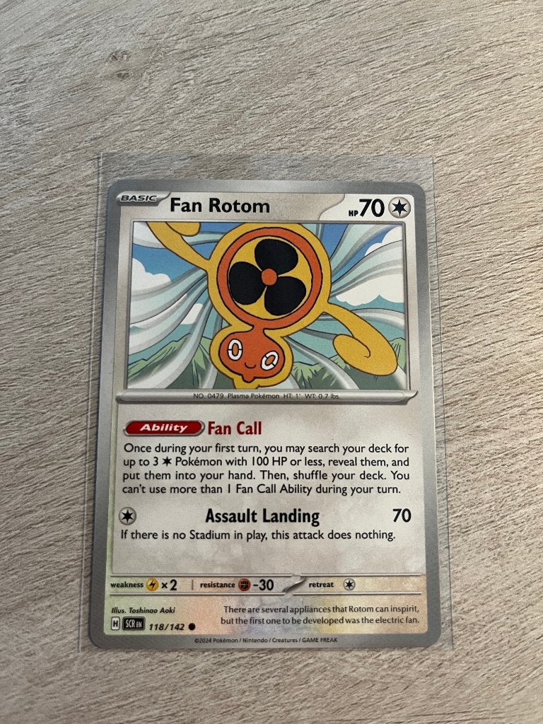 Fan Rotom 118/142 Stellar Crown - Pokémon Kaart, Ophalen of Verzenden, Nieuw, Losse kaart
