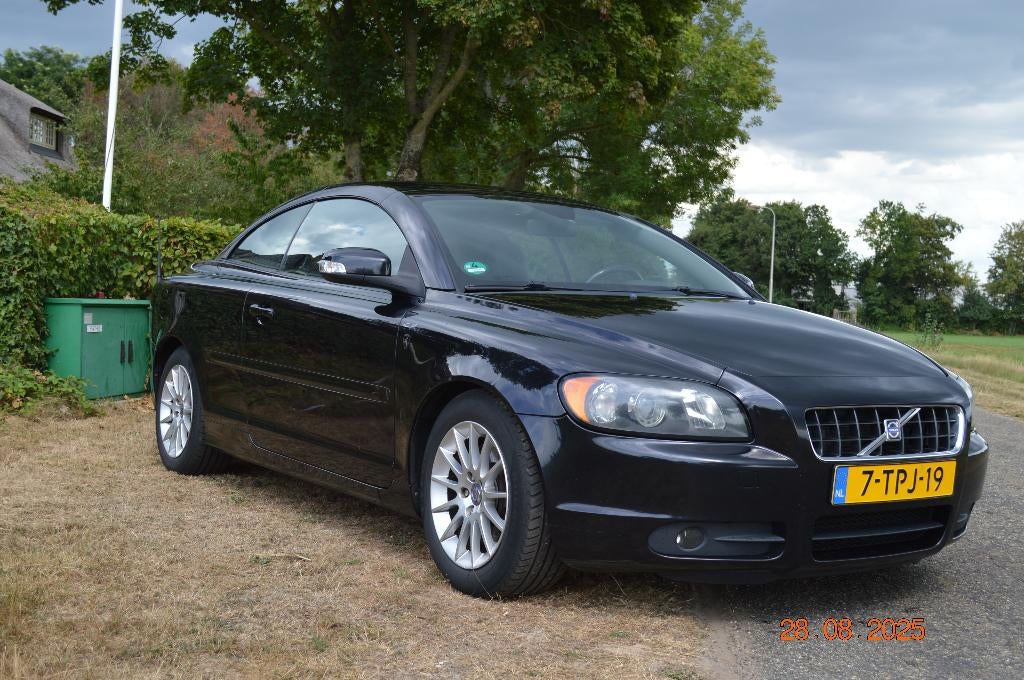Volvo C70 2.0D 100KW 2008 Zwart, Voorwielaandrijving, Zwart, 4 cilinders, Cabriolet