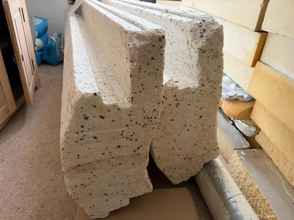 Isolatieplaten (Tempex) voor isoleren van broodjesvloer, Doe-het-zelf en Verbouw, Ophalen, 12 cm of meer, Zo goed als nieuw, 15 m² of meer