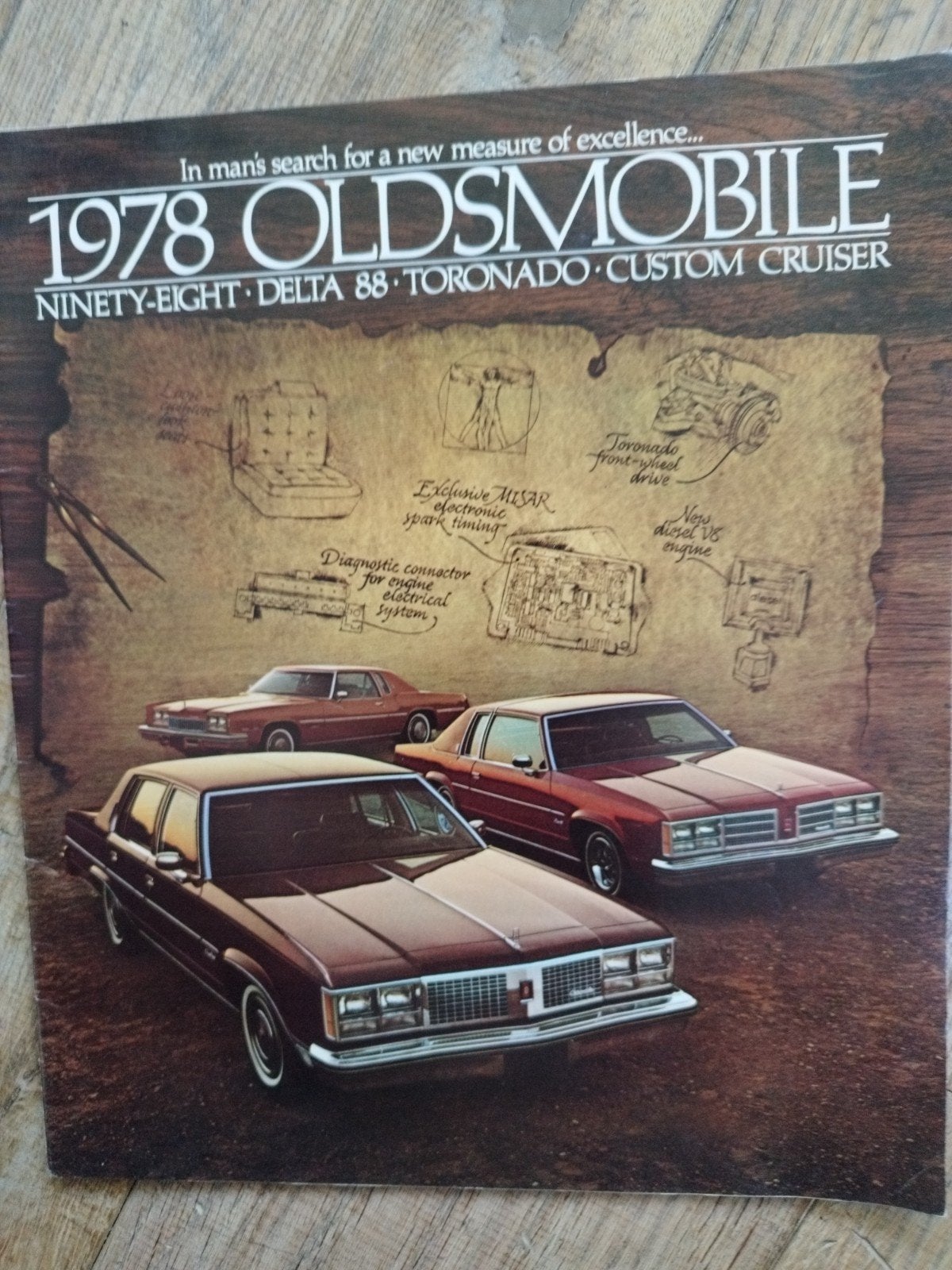 Oldsmobile brochure 1978 - Ninety-Eight, Delta 88, Toronado, Ophalen of Verzenden, Zo goed als nieuw, Overige merken, Oldsmobile