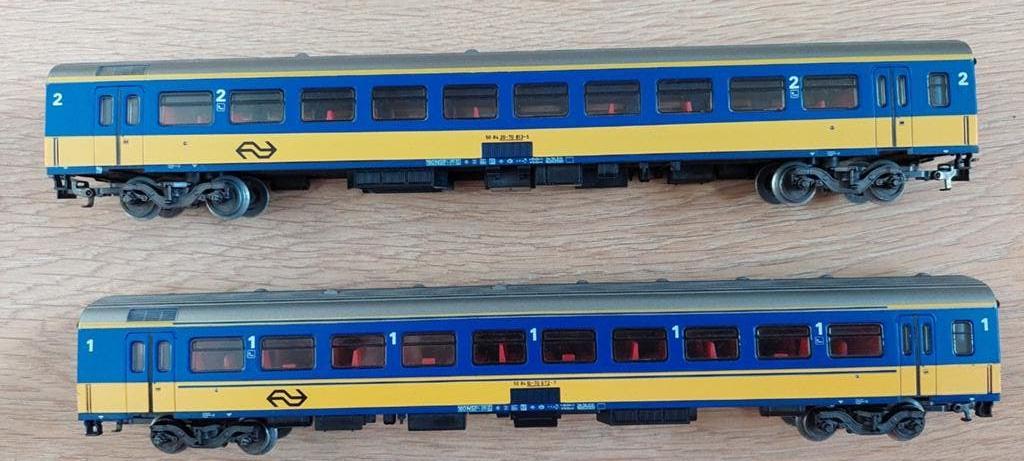 Märklin NS Intercity Rijtuigen (4164 & 4165), Hobby en Vrije tijd, Modeltreinen | H0, Wisselstroom, Wagon, Ophalen of Verzenden