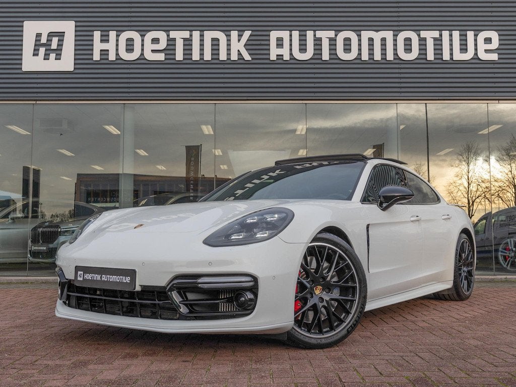 Porsche Panamera 4.0 Turbo | Pano | 4-wiel sturing | Matrix, Auto's, Porsche, Automaat, Gebruikt, 4 stoelen, Wit