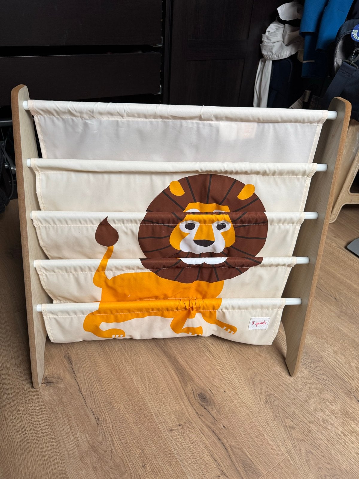 3 Sprouts Boekenkastje met Leeuw Design, Ophalen of Verzenden, Gebruikt, Kast