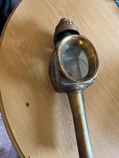 2 Lampen  koetslampen / Spoorweglampen, Ophalen of Verzenden